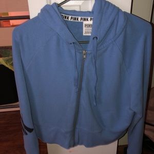 ‘pink’ crop hoodie